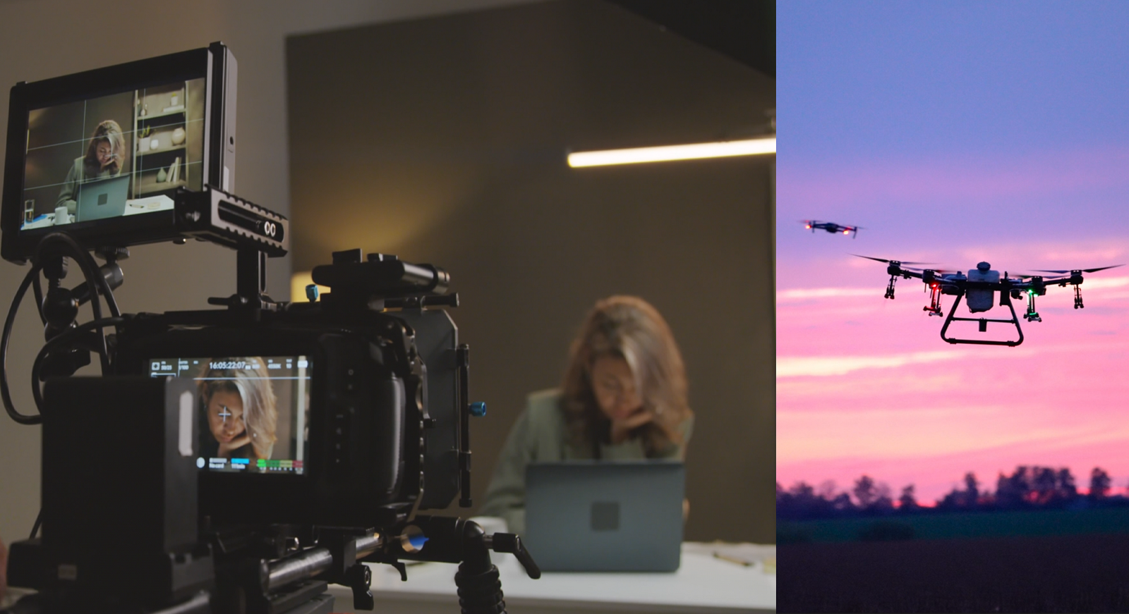 Des experts en vidéo par caméra et drones au service des entreprises à Lyon, Chalon-sur-Saône, Bourg-en-Bresse, Mâcon et en Auvergne Rhône-Alpes