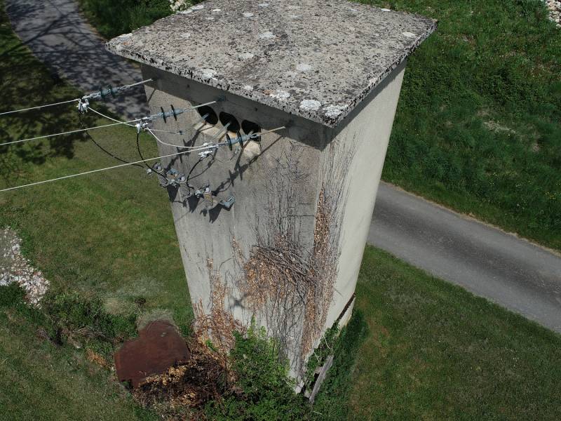 Prestation drone, photo, contrôle visuel, captation d'image infrastructure, réseau aérien HTA Chanas et en Auvergne Rhône-Alpes