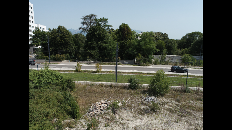 Photos par drone de la vue des différents étages pour un futur projet immobilier sur Grenoble et Auvergne Rhône-Alpes