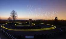 Prestation de Light Painting par drone sur Lyon 8ème et en Auvergne Rhône-Alpes