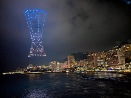 Devis pour spectacle de drones lumineux personnalisés et télépilotés pour évènements sportifs, séminaires et autres évènements privés partout en France