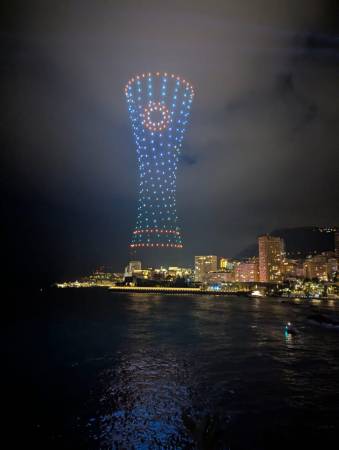 Spectacle de drone lumineux 